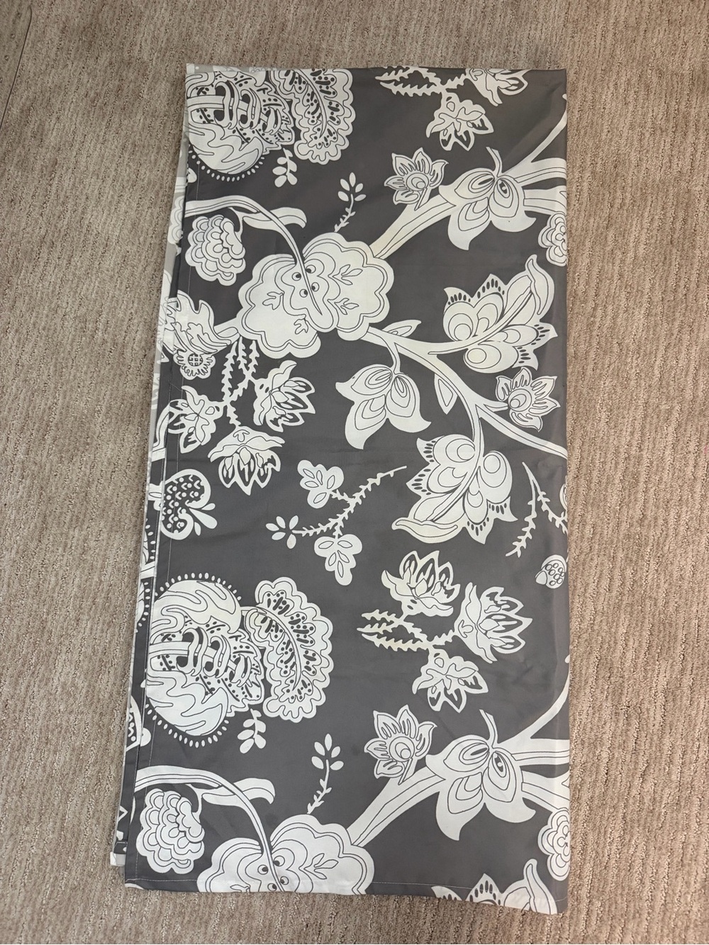 TARGET HOME Gray Floral Shower Curtain